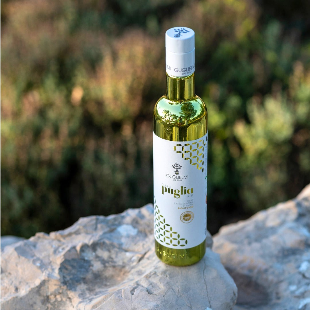 Guglielmi-Olivenöl-Duo: PUGLIA IGP & BIO PUGLIA IGP