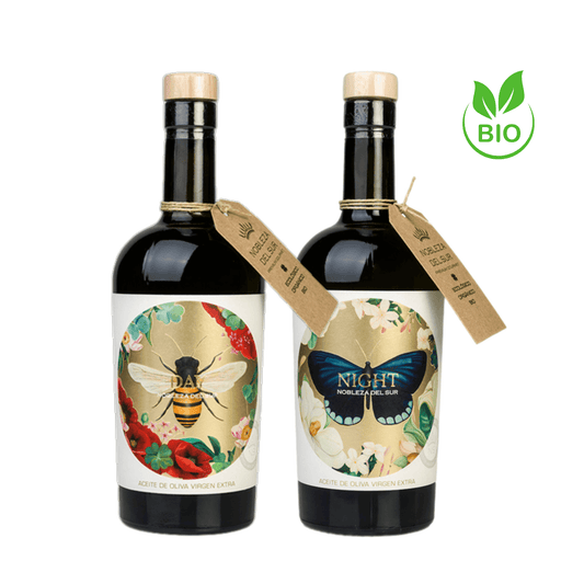Nobleza Del Sur Premium Olijfolie Duo: Organic DAY & NIGHT - Olijfolie markt