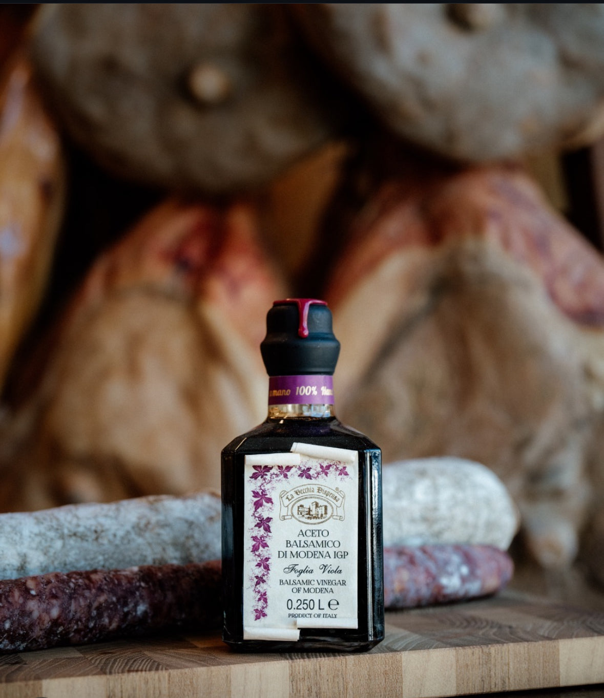 Balsamico Trio – Rode, Paarse & Gouden Label La Vecchia Dispensa