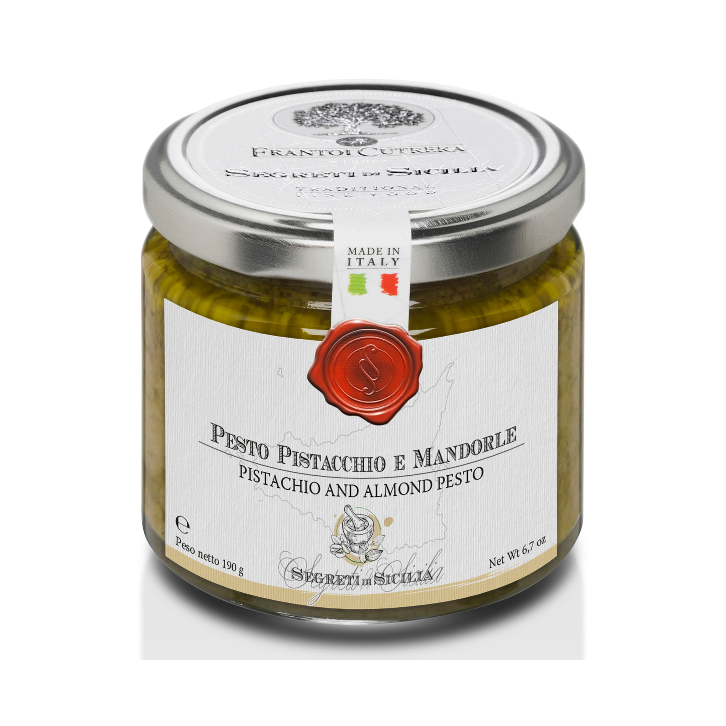 Pistachen- en Amandel Pesto– Siciliaanse Stijl