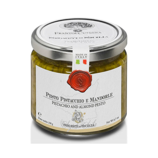 Pistachen- en Amandel Pesto– Siciliaanse Stijl Frantoi Cutrera