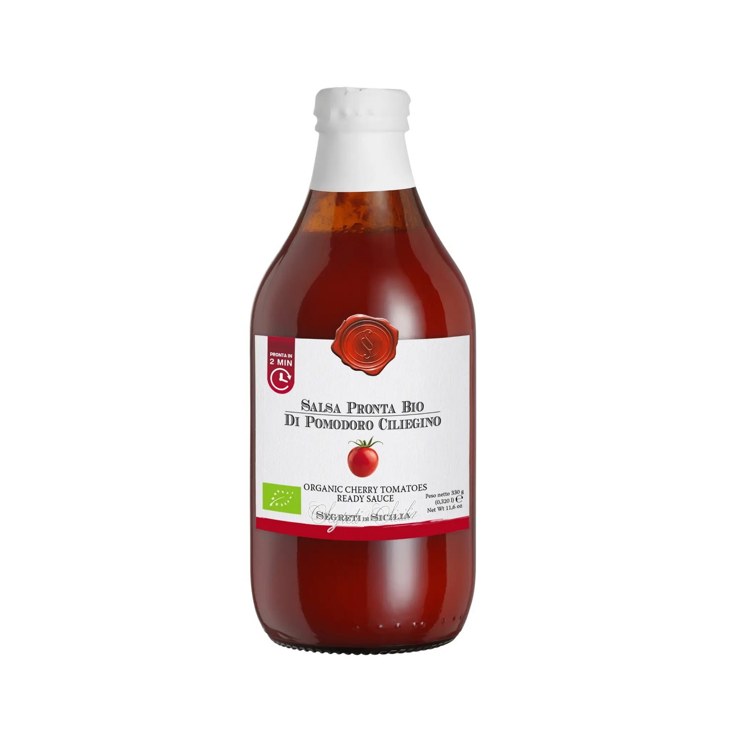 Biologische Cherry Tomaten Kant en Klaar Saus Frantoi Cutrera