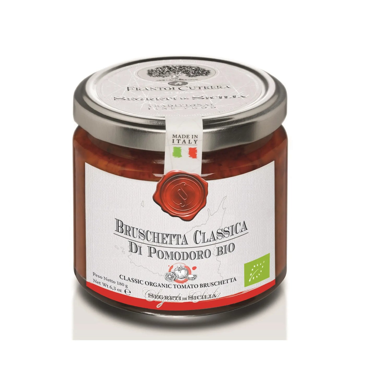 Biologische Tomaten Bruschetta Frantoi Cutrera