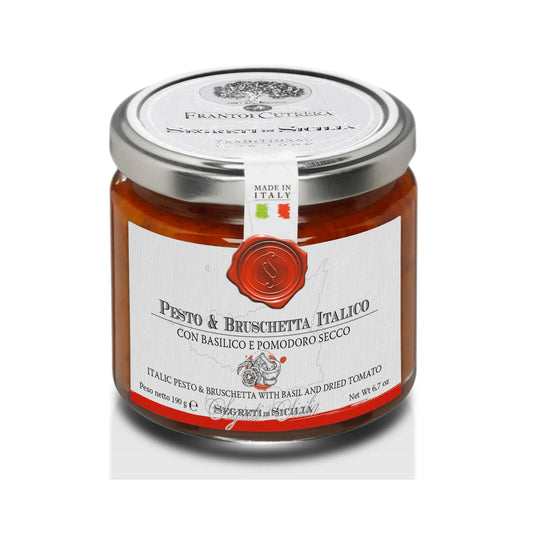 Italico Pesto & Bruschetta met Basilicum Frantoi Cutrera