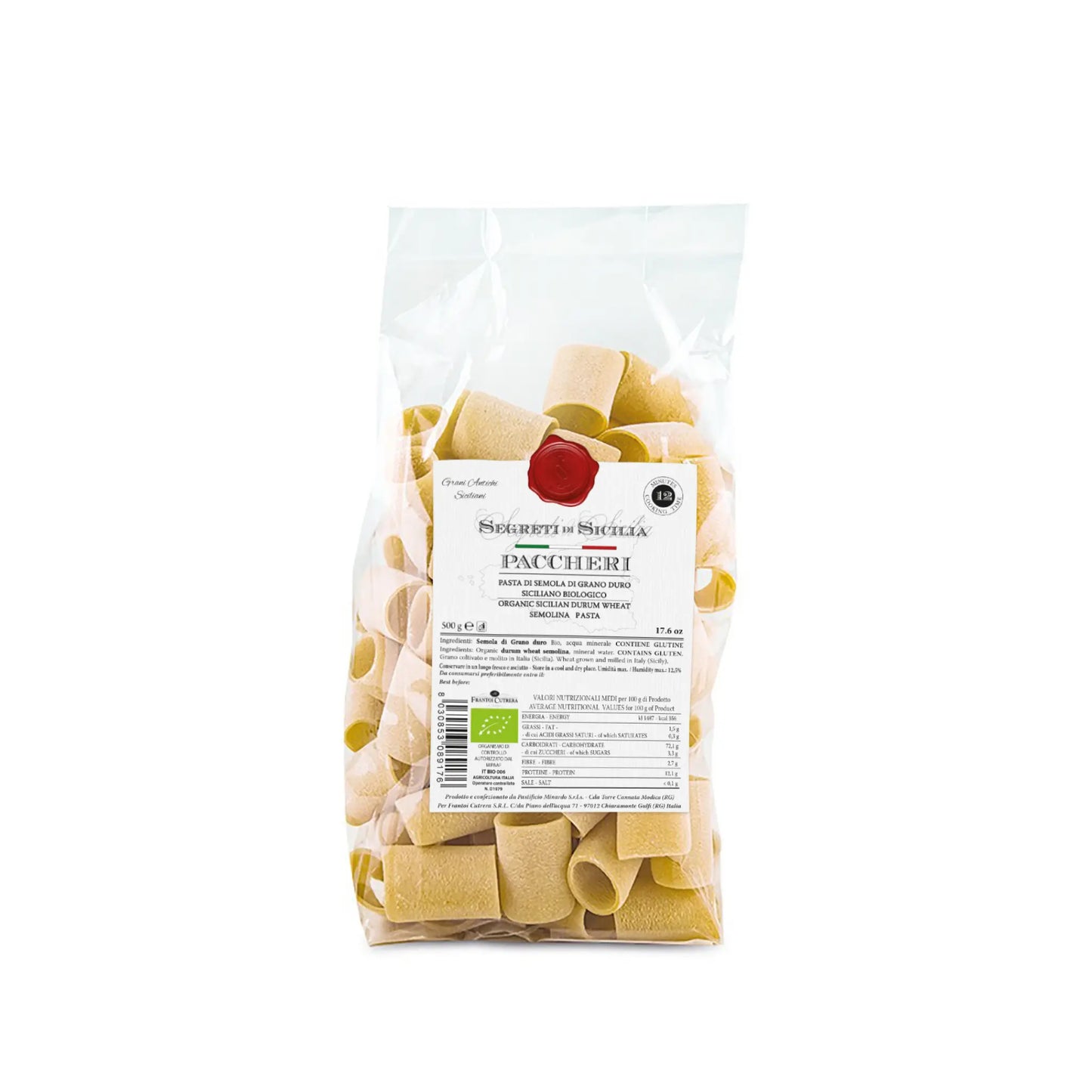 Paccheri – Biologische Siciliaanse Pasta Frantoi Cutrera