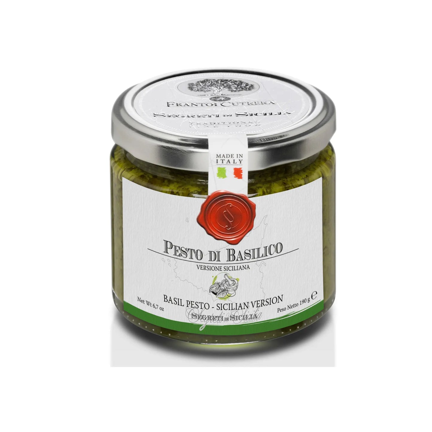 Basilicum Pesto Met Pistache Frantoi Cutrera
