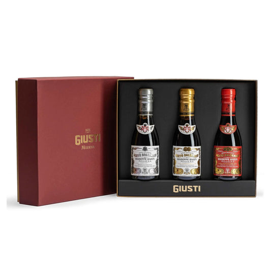 Giusti - Trio Set 1, 2 & 3 Medailles - 3x 100ml Balsamico Giusti