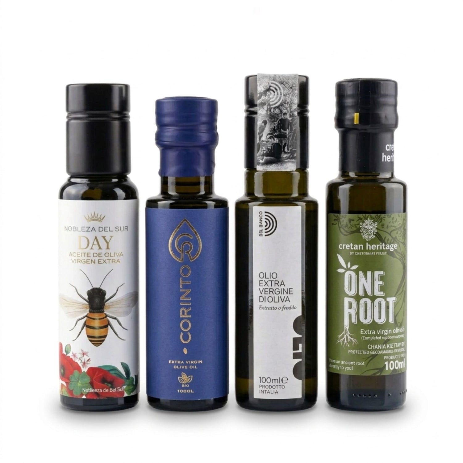 Premium Olijfolie Proeverij Set - 4 x 100ml Mix