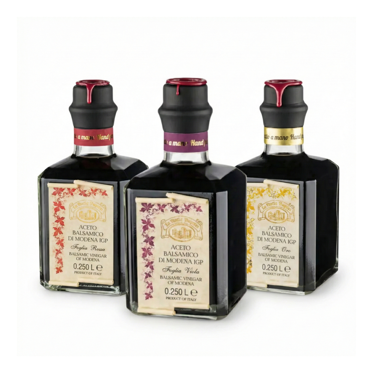 Balsamic Trio – Red, Purple & Gold Label