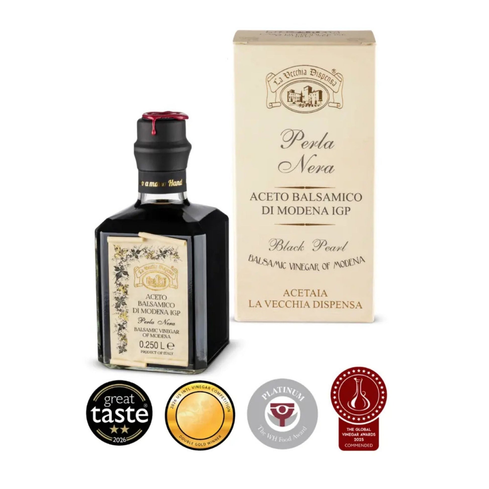 La Vecchia Dispensa, Perla Nera Balsamicoazijn uit Modena IGP La Vecchia Dispensa