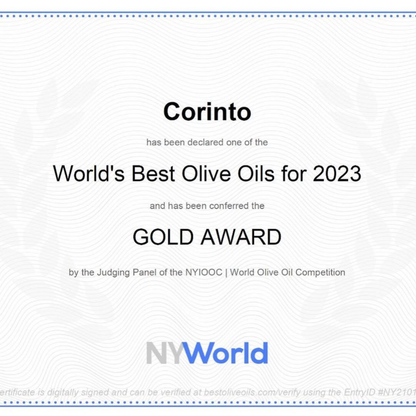 Corinto- Griekse Extra Vierge Olijfolie Corinto