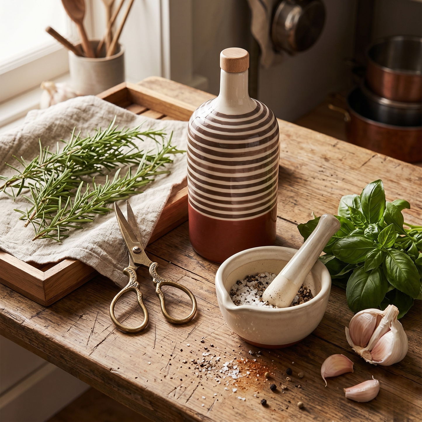 Materico - Rosso Tortora Keramische Fles Materico