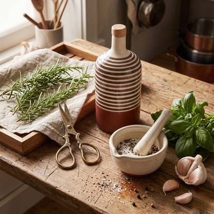 Materico - Rosso Tortora Keramische Fles Materico