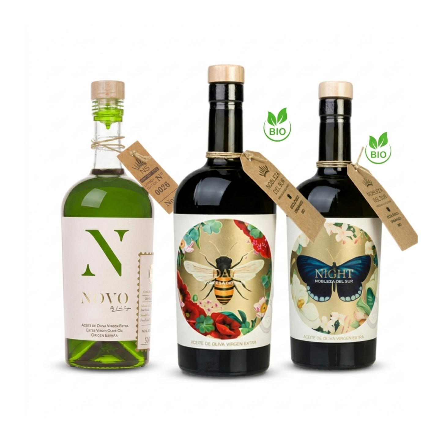 Nobleza Del Sur Premium Olijfolie Duo: ECO DAY & NIGHT & NOVO Nobleza Del Sur