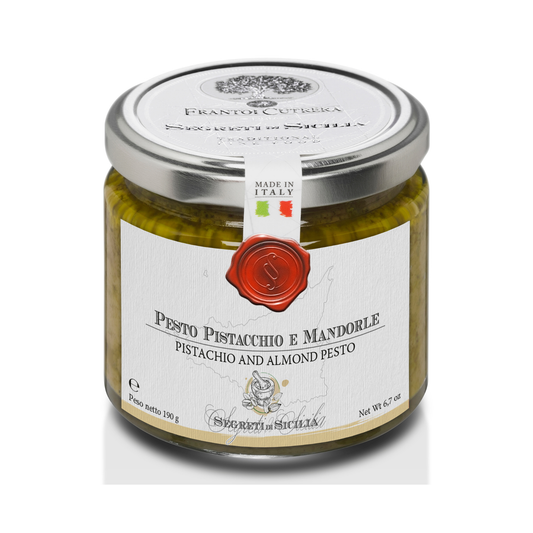 Pistachen- en Amandel Pesto– Siciliaanse Stijl