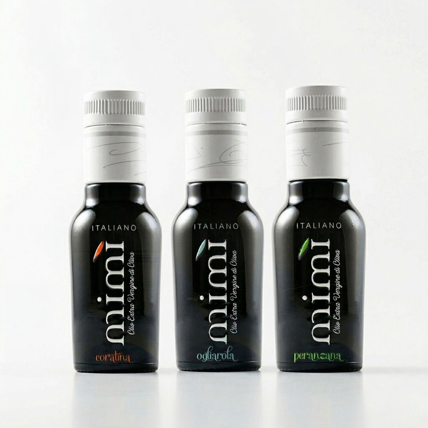 Puglia Proefset – Coratina, Ogliarola & Peranzana (3x100ml) Olio Mimi