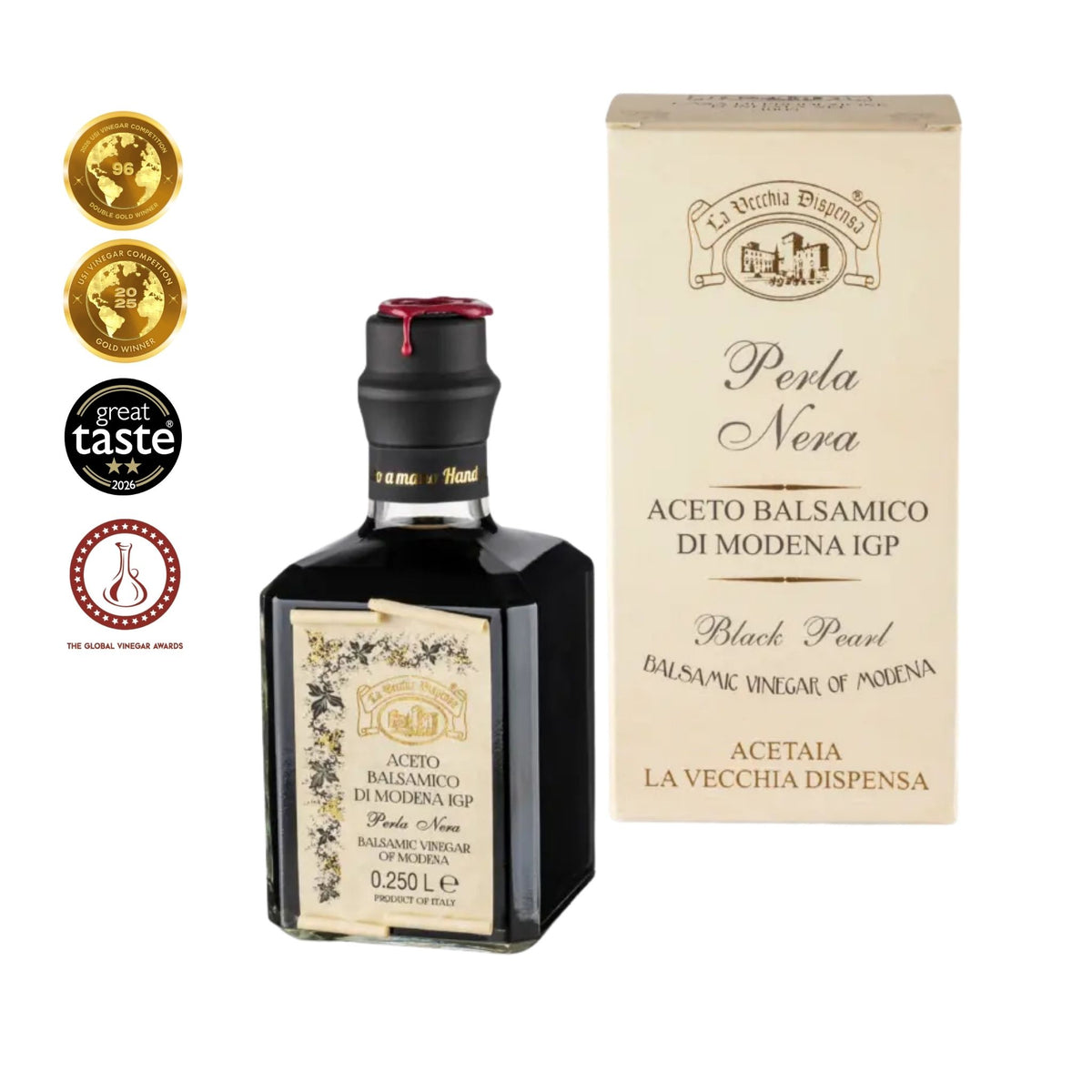 La Vecchia Dispensa – Perla Nera Balsamicoazijn uit Modena IGP La Vecchia Dispensa