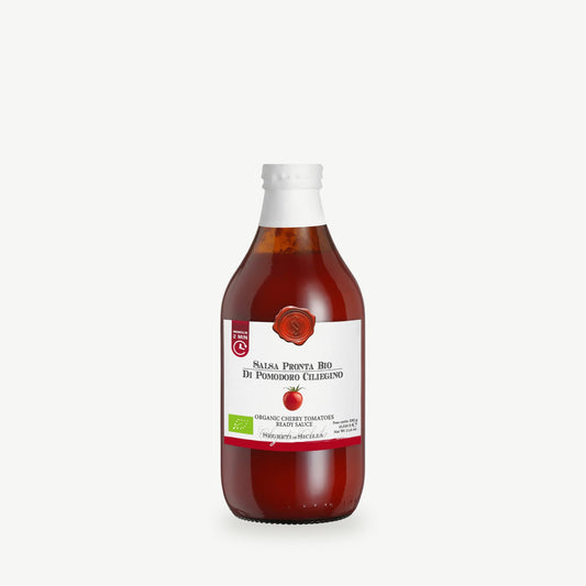 Biologische Cherrytomaten – kant-en-klare saus
