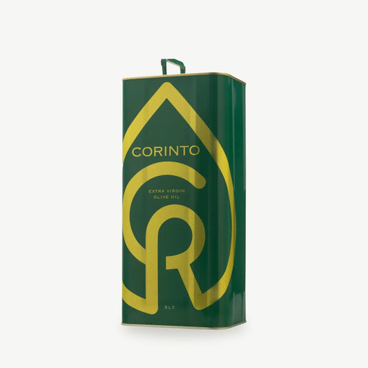 Corinto griekse extra vierge olijfolie 5 liter blik