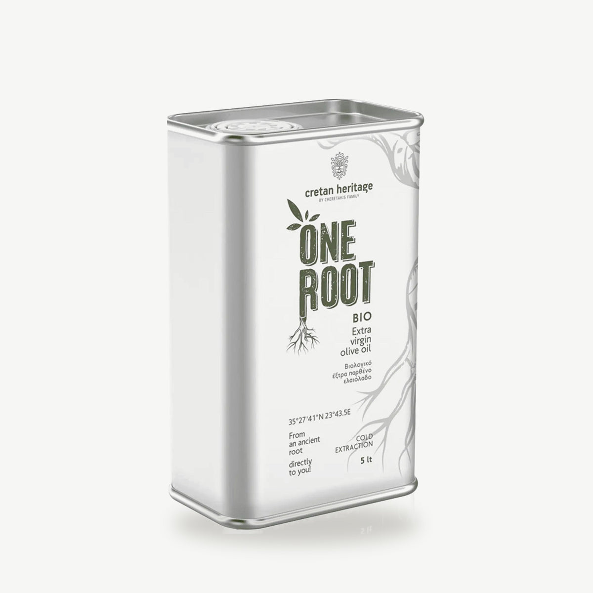 Cretan heritage one root bio 3lt tin