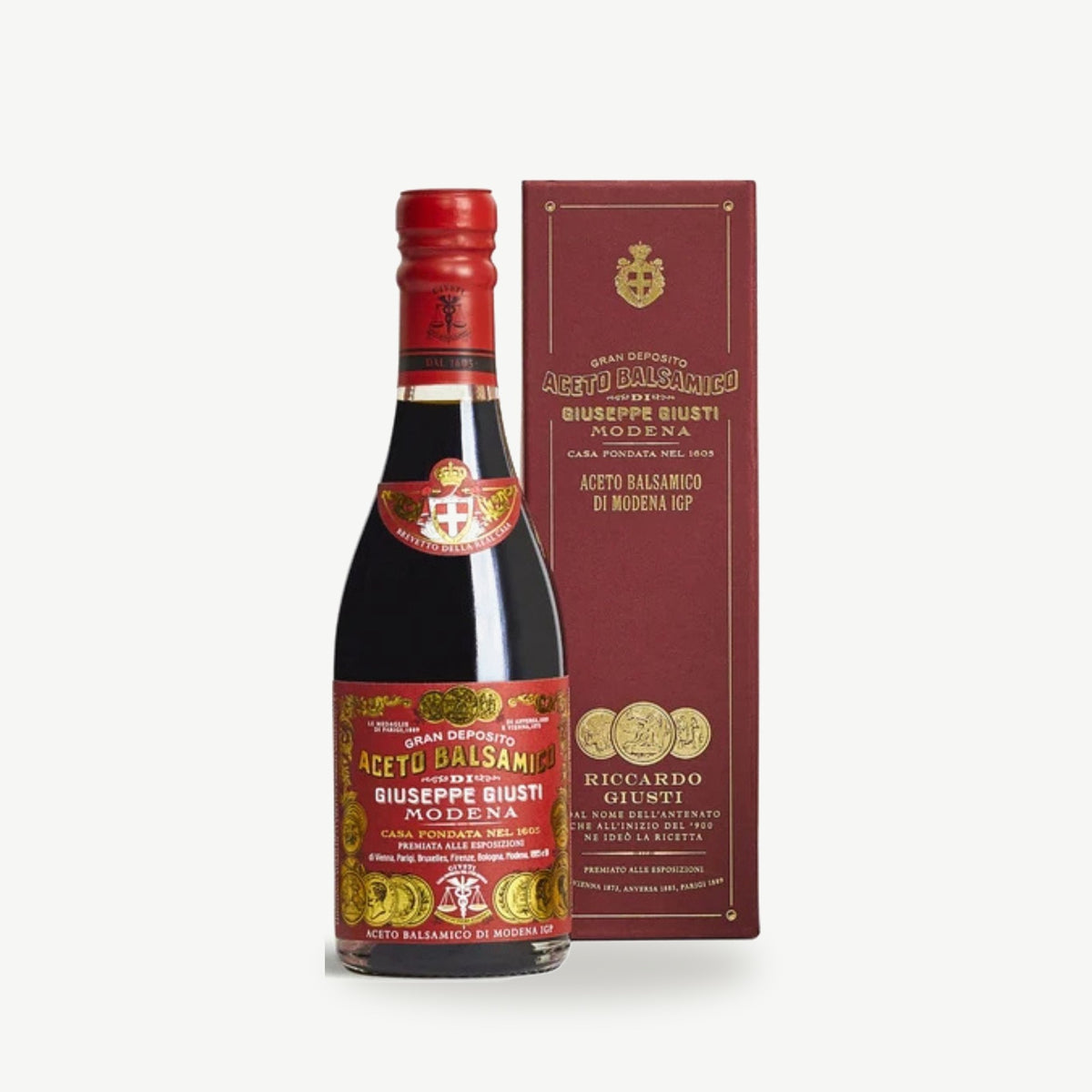 Giusti – Balsamico di Modena – 3 Medaglie – Geschenkdoos