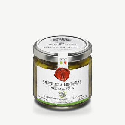 Groene Nocellara Etnea Olijven alla Contadina