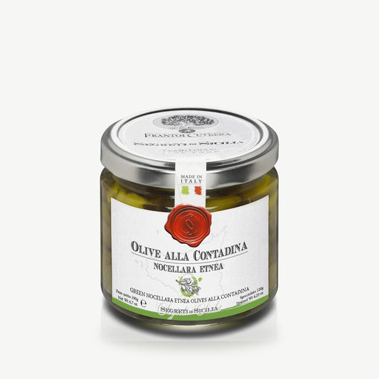 Groene Nocellara Etnea Olijven alla Contadina