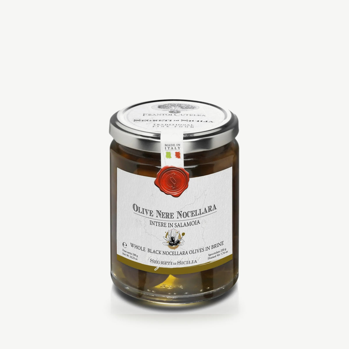 Hele Zwarte Nocellara Olijven