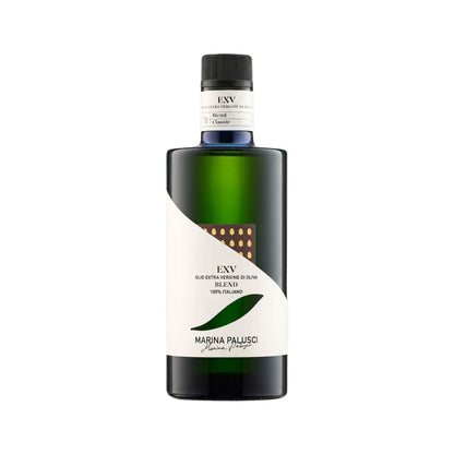 Marina Palusci L'Extravergine extra vierge olijfolie 500 ml — groene fles met EXV Blend Classico etiket