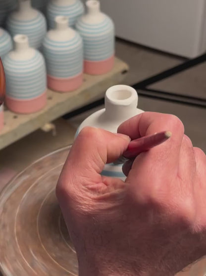 Materico - Rosa Blu Keramische Fles